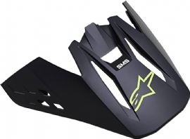 PALA CAPACETE ALPINESTARS SM5 COMPASS PRETO AMARELO