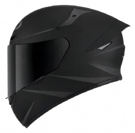 CAPACETE KYT TT COURSE PLAIN MATT BLACK