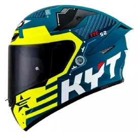 CAPACETE KYT TT COURSE FUSELAGE GLOSS YELLOW