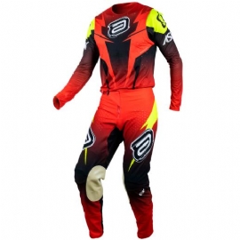KIT CALCA CAMISA ASW CONCEPT ORIGINS ENZO LOPES PRETO VERMELHO