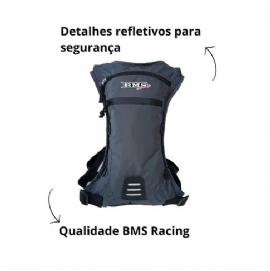 MOCHILA HIDRATACAO BMS X LOCK SLIM CINZA 2L