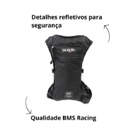 MOCHILA HIDRATACAO BMS X LOCK SLIM PRETO 2L