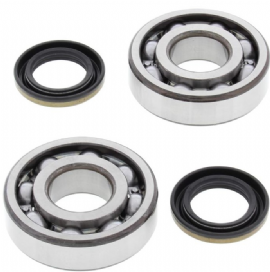 KIT ROLAMENTOS VIRABREQUIM KDX200 91/06 KDX220 97/05 C/ RETENTORES ALL BALLS