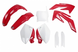 KIT PLASTICOS CRF250R 06/07 C/ NUMBER PLATE / PROTETOR BENGALA UFO