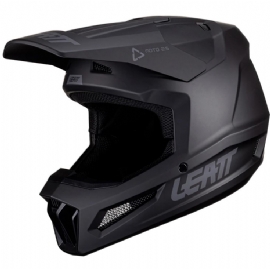 CAPACETE LEATT MOTO 25 PRETO STEALTH