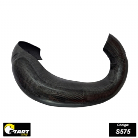 PROTETOR CURVA ESCAPAMENTO MXF250TS 21/25 MXF250TSX 23/25 CARBONGLASS START RACING