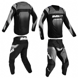 KIT CALCA CAMISA IMS ONE 25 CINZA PRETO