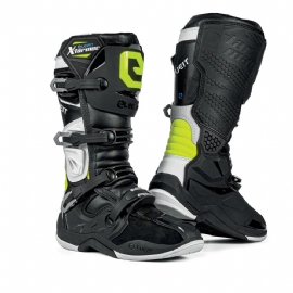 BOTA ELEVEIT X TARMAC PRETO AMARELO FLUOR
