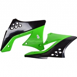 ABA ALETA TANQUE KXF250 09/12 POLISPORT PRETO VERDE