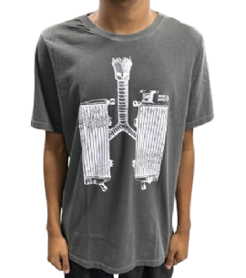 CAMISETA PULMAO ESTONADA CHUMBO WIDE OPEN