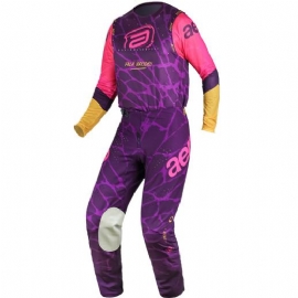 KIT CALCA CAMISA ASW CONCEPT SEISMIC RIGOR RICO ROMANIACS ROXO PINK AMARELO