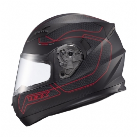 CAPACETE TEXX STRIKE PANTHER VERMELHO FOSCO