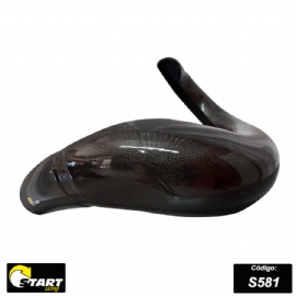 PROTETOR CURVA ESCAPAMENTO KTM EXC300 HUSQVARNA TE250 / TE300 20/23 GASGAS EC250 / EC300 21/23 CARBONGLASS START RACING