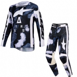 KIT CALCA CAMISA ALPINESTARS RACER LAHND CINZA CAMO