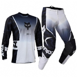 KIT CALCA CAMISA FOX 180 NUKLR AZUL COBALTO