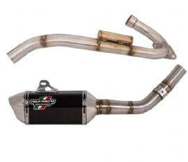 ESCAPAMENTO CRF300F PRETO BICO INOX VIOLA RACING