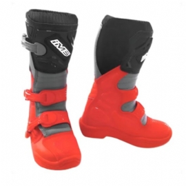 BOTA IMS TRACK KIDS INFANTIL PRETA VERMELHA CINZA