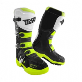 BOTA IMS ROBUST INJETADA PRETA FLUOR BRANCO