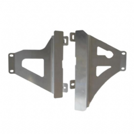 PROTETOR RADIADOR CRF450R / CRF450RX 17/20 LATERAL MX ALUMINIO POLIDO START RACING
