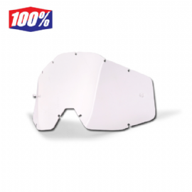 LENTE OCULOS 100 RACECRAFT / ACCURI / STRATA TRANSPARENTE ORIGINAL