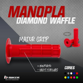 MANOPLA BIKER DIAMOND WAFFLE