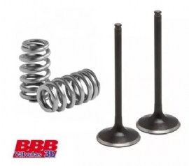 VALVULA ADMISSAO CRF250R 04/07 CRF250X 04/17 KIT C / MOLAS 3B BBB