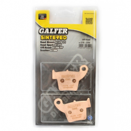 PASTILHA FREIO CRF250R / CRF250X 04/16 CRF450R 02/16 CRF150 07/16 CR125 / CR250 02/07 CRF250F TRASEIRA GALFER
