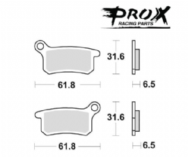 PASTILHA FREIO KTM SX65 02/18 SX85 03/11 DIANTEIRA KTM SX65 09/16 TRASEIRA PRO X