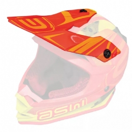 PALA CAPACETE ASW FUSION VERMELHO AMARELO