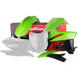 KIT PLASTICOS KXF250 13/16 C/NUMBER PLATE POLISPORT