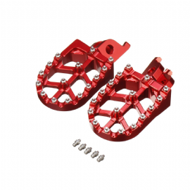 PEDALEIRA CR125 / CR250 / CRF150R / CRF250R / CRF250X / CRF450R / CRF450X ALUMINIO C/ MOLAS