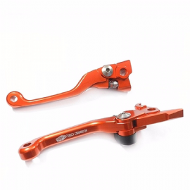 KIT MANETE RETRATIL KTM 14/17 FREIO / EMBREAGEM BREMBO RED DRAGON