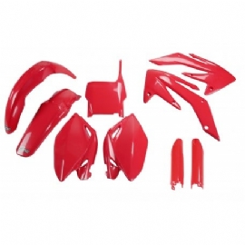 KIT PLASTICOS CRF250R 06/07 C/ NUMBER PLATE / PROTETOR BENGALA UFO