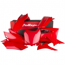 KIT PLASTICOS CRF450R 13/16 CRF250R 14/17 C/ NUMBER POLISPORT