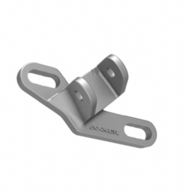 SUPORTE PEDALEIRA CRF230 DIREITO C/ REGULAGEM INOX POLIDO ANKER
