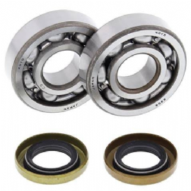 KIT ROLAMENTOS VIRABREQUIM KTM SX60 98/00 SX65 98/08 XC65 08 HUSQVARNA C/ RETENTORES ALL BALLS