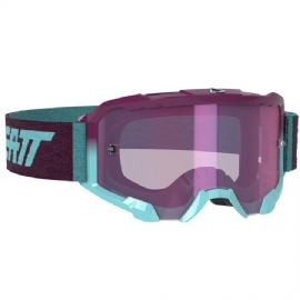 OCULOS LEATT VELOCITY 45 IRIZ ROXO AZUL AQUA