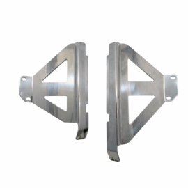 PROTETOR RADIADOR KXF250 17/20 LATERAL ALUMINIO POLIDO START RACING