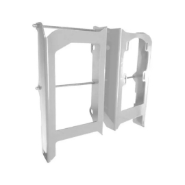 PROTETOR RADIADOR KTM 08/16 HUSQVARNA 14/16 HUSABERG 12/13 ENVOLVENTE ALUMINIO POLIDO START RACING