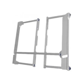 PROTETOR RADIADOR WRF250/WRF450 07/11 YZF250/YZF450 07/09 ENVOLVENTE ALUMINIO POLIDO START RACING