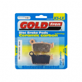 PASTILHA FREIO KXF250/KXF450/KLX450/RMZ250/RMZ450/WRF250/WRF450/YZF250/YZ125/YZ250 TRASEIRA GOLDFREN