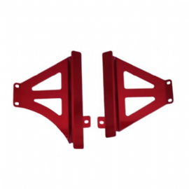 PROTETOR RADIADOR CRF450R 13/14 TRIANGULAR MX ALUMINIO POLIDO START RACING