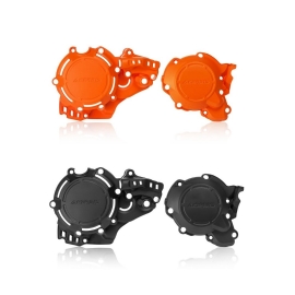 KIT PROTETOR TAMPAS MOTOR KTM EXC250/EXC300 17/19 SX250 17/18 HUSQVARNA TC/TE 17/19 X POWER ACERBIS