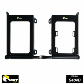PROTETOR RADIADOR KTM 2T / 4T 19/22 GASGAS 21/22 ALUMINIO PRETO START RACING