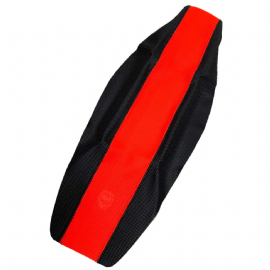 CAPA BANCO RMZ250 / RMZ450 07/18 ULTRA GRIP COLORS COSTURADA PRETO VERMELHO ZOMBIE