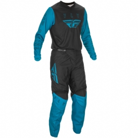 KIT CALCA  CAMISA FLY F16 AZUL PRETO BRANCO