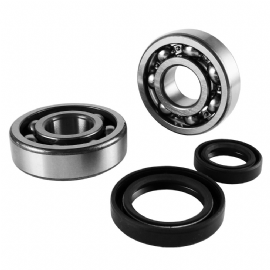 KIT ROLAMENTOS VIRABREQUIM RMZ250 07/09 C/ RETENTOR WORX