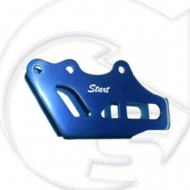 SUPORTE GUIA CORRENTE TRASEIRO YAMAHA ALUMINIO AZUL START RACING