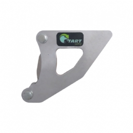 PROTETOR PINHAO KXF450 10/18 ALUMINIO POLIDO START RACING