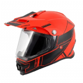 CAPACETE MATTOS RACING TTR 2 VERMELHO PRETO